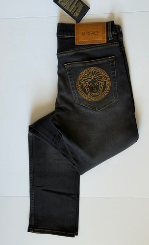 Versace medusa embroidered - versace,