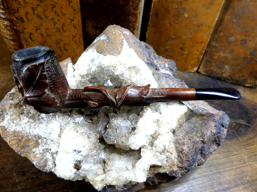 Pipe bois sculpté de - sculpté,