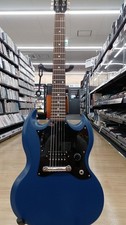 Guitare électrique (Gibson) Melody Maker SG Satin Blue avec sacoche d'occasio...