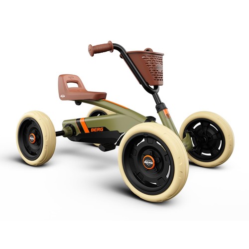 Buzzy retro green pedal - retro,