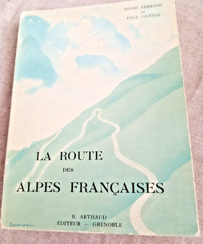 1939 french alps art - alps, la