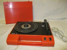💿🎶 Vintage 80s Ancien TOURNE-DISQUE PHILIPS AF 180 45T 33T Mallette Vinyle