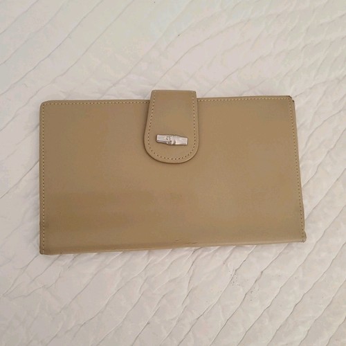Longchamp portefeuille cuir - portefeuille,