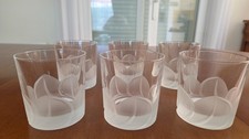 6 verres à Wisky cristal