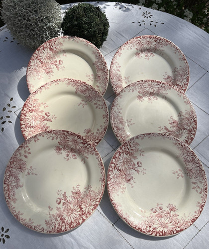 Assiettes plates gien - assiettes,