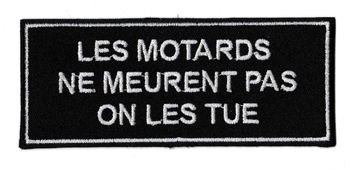 Patche écusson biker motard