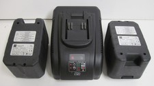 AKKU Power Battery Charger Li-ion 100-120V, L3640 w/ Two TASKI Li 36/6 Batteries