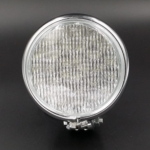 Phare moto led chromé - 5,