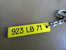 Ancien porte clé Plaque