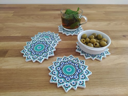 Set sous verre en - de, sous-verre