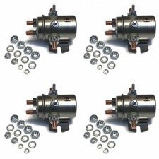 (4) 12V Winch Motor Industrial Switch Relay Solenoid  Continuous Duty 6 Terminal