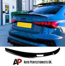 Audi A3 S3 RS3 8Y Saloon Rear Gloss Black M4 Style Boot Lip Spoiler Wing 2020+