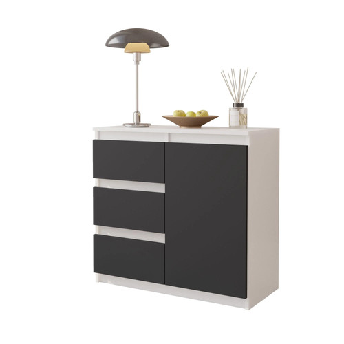 Commode avec 3 tiroirs - 80,