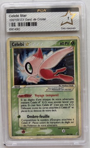 Carte pokémon celebi - pokémon, star