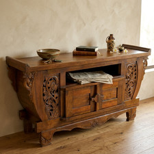 Buffet Teck Bois Massif Buffet