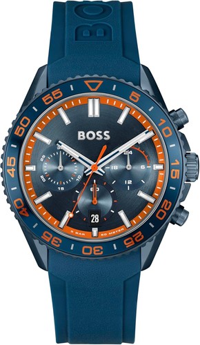 Boss montre bleu chronographe - montre,