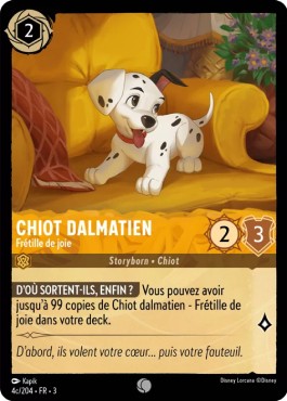 Lorcana chiot dalmatien - lorcana,