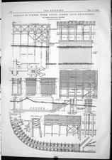 Old 1886 Details Timber Work Royal Albert Dock Extensions Robert Carr Victorian