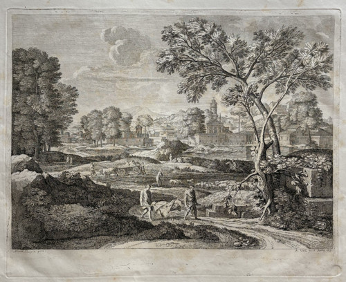 Paysage phocion gravure - phocion,