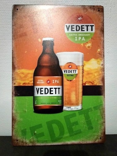 Plaque bière vedett ipa - bière,