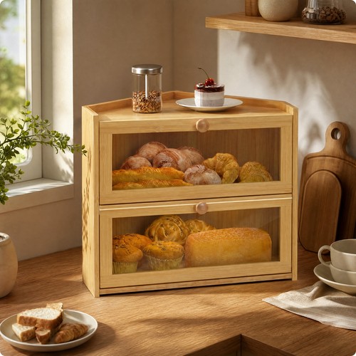 Boîte pain avec porte - avec,
