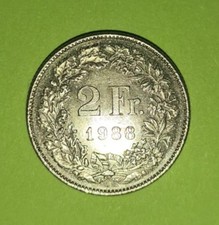 Monnaie SUISSE 2 francs 1988 B TBE
