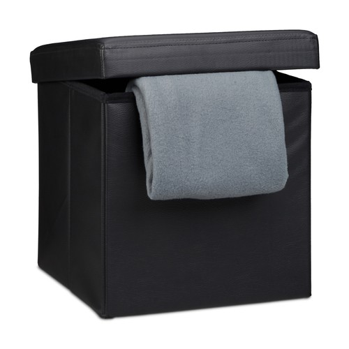 Tabouret pliant pouf pliable - pouf,