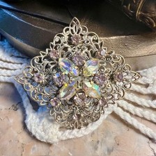 Broche Tchèque filigrane