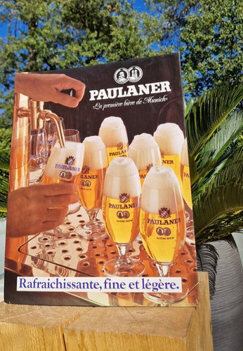 Plaque carton paulaner - , pur
