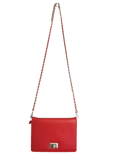Sac pochette cuir grainé - pochette, en