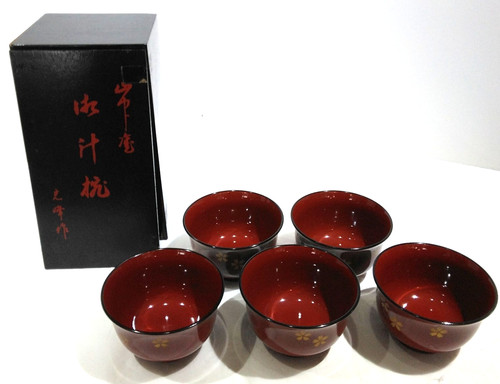 Bol soupe japonais laque - bol, en