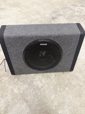 Kicker 11PT250 BassStation 10" Powered 100-Watt RMS Loaded Enclosure, Good Cond