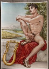 Aquarelle Originale Du Peintre