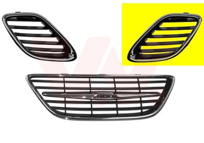 Grille radiateur pour saab - grille,