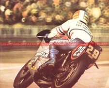 Photo : DUCATI 860 Grau Canellas Gérard DEBROCK Jean-Claude CHEMARIN HONDA 1974