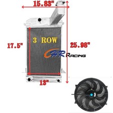 Aluminum radiator+FAN for