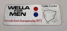 Formula Ford Championship 1973 Castle Comb Wella Sticker Vintage 8" Free Post