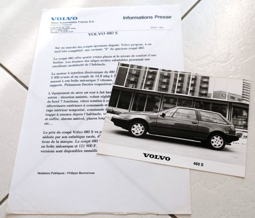 1991 volvo 480s 480 presse - 1991,