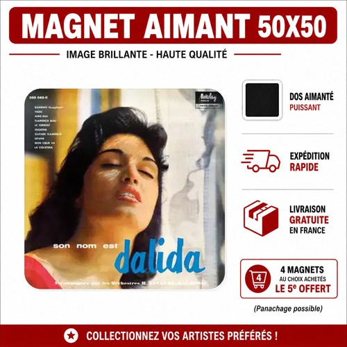 Magnet dalida 5x5 cm aimant - cm,