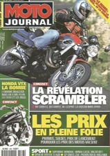 MOTO JOURNAL N°1466 SCRAMBLER / HONDA VTX / SUPERBIKE MONDIAL / GP CROSS 250
