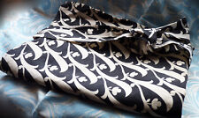  OLD WOMEN'S PRINTED COTTON APRON, vintage workwear