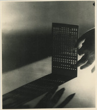 Vintage Silver Print Electronic Component Silver Print 18x24  