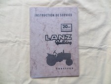 Tracteur LANZ Bulldog 20 cv -