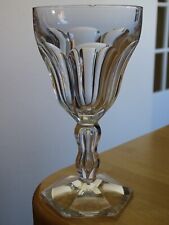 VAL ST LAMBERT CRYSTAL LALAING GLASS WATER OR RED WINE BURGUNDY H 16.2 cm defect