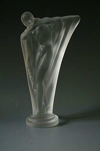 Figurine verre art deco - art,
