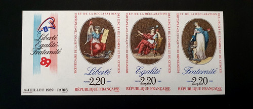 Triptyque timbres neuf - triptyque,