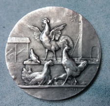 Médaille LE POULAILLER par V