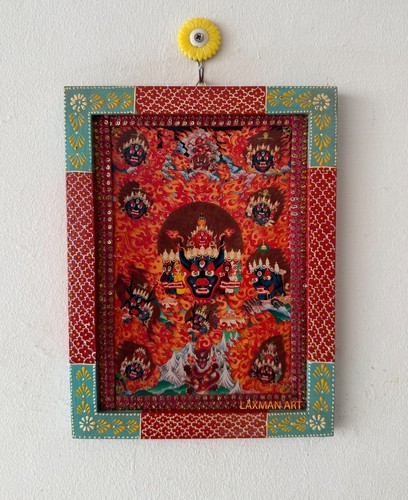 Yidam yamantaka thangka tête - yidam,