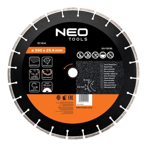 Disque diamant 350 - , 25.4