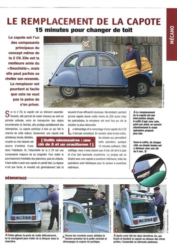 Citroën 2cv fiche - 2cv,